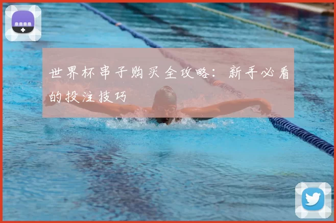 世界杯串子购买全攻略:新手必看的投注技巧