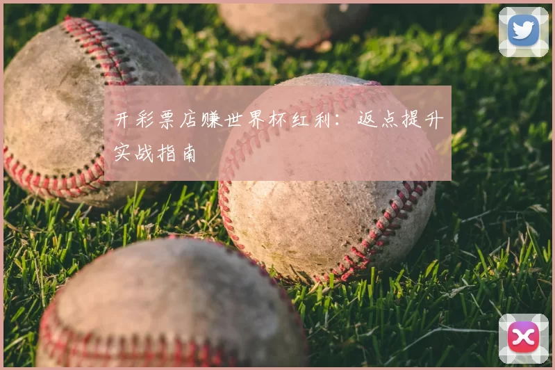 开彩票店赚世界杯红利：返点提升实战指南