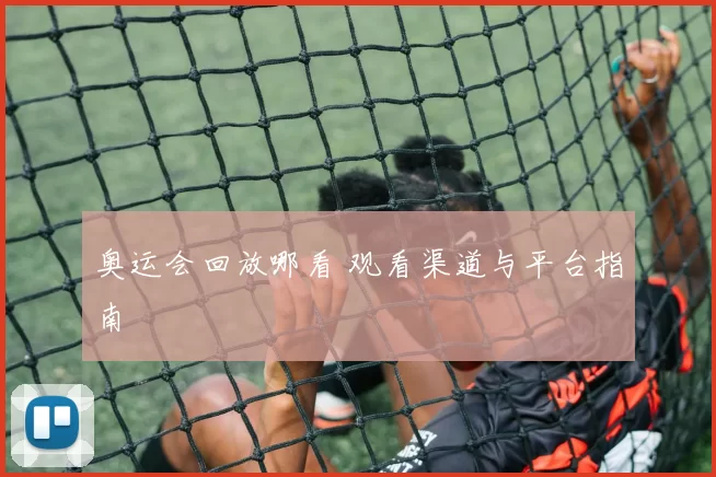 奥运会回放哪看 观看渠道与平台指南