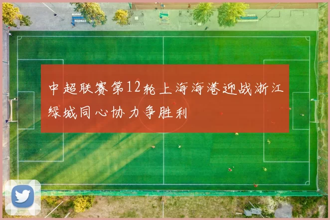 中超联赛第12轮上海海港迎战浙江绿城同心协力争胜利