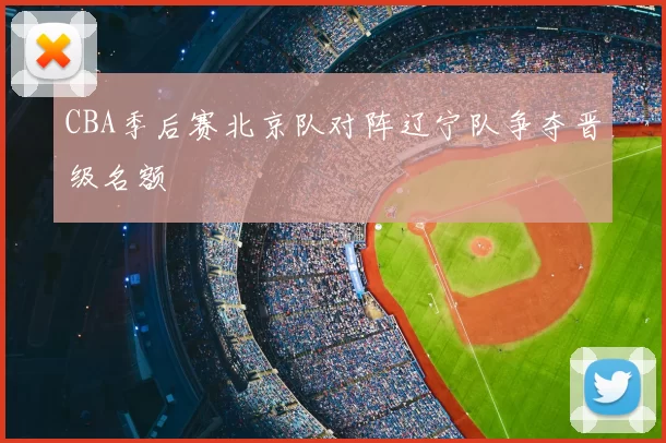 CBA季后赛北京队对阵辽宁队争夺晋级名额
